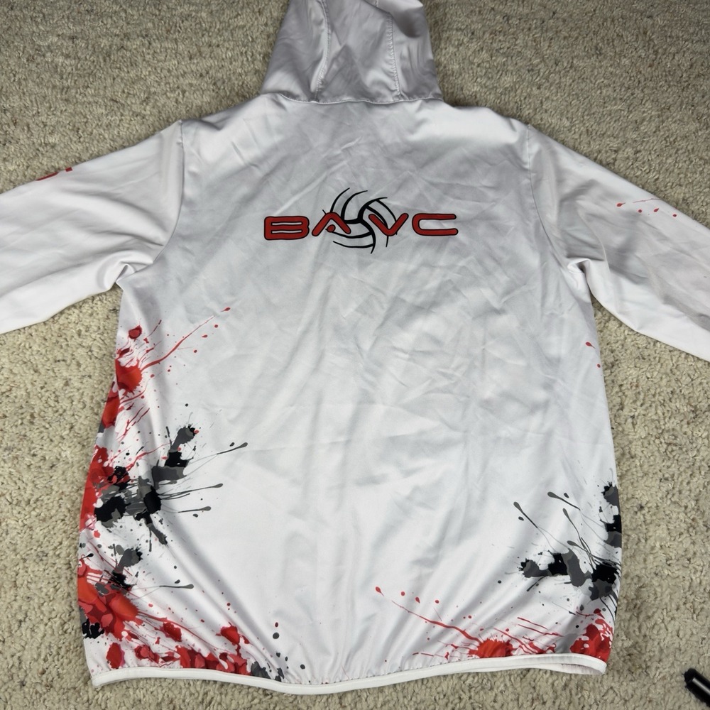 BAVC Paint Splatter Hoodie Men's Size Medium #15